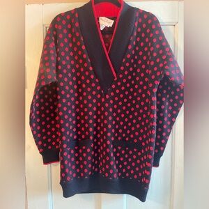 Vintage Polka Dot Sweater